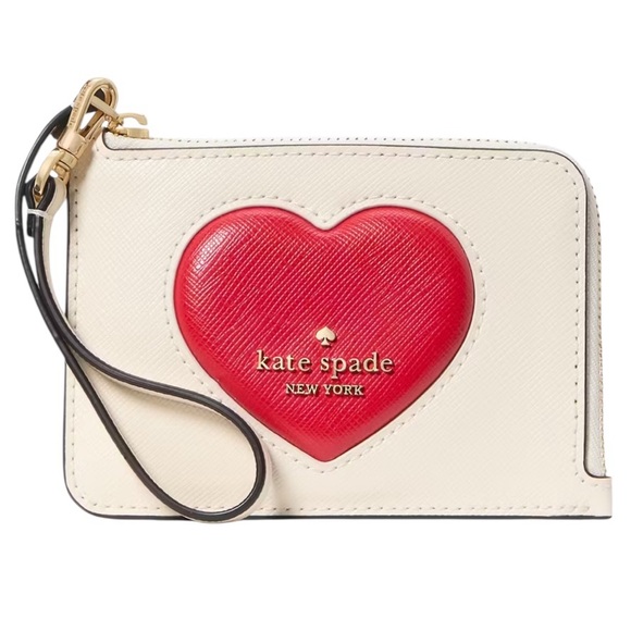 Kate Spade Madison Puffy Heart Small Card Holder
Wristlet - Picture 1 of 3